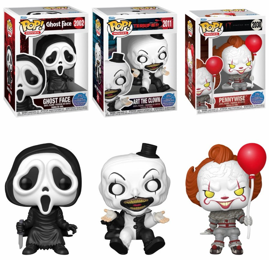 Pop! Set 3 Horror Movie Sitters