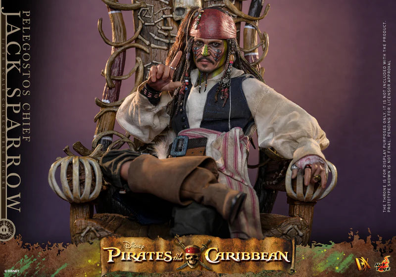 Pirates of the Caribbean Dead Man's Chest 1/6th scale Pelegostos Chief Jack Sparrow Collectible Figure