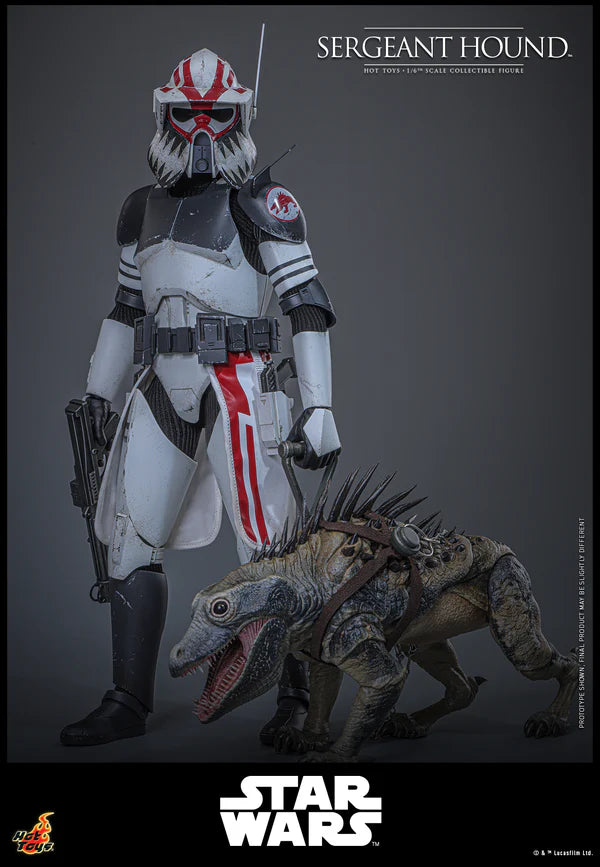 Star Wars The Clone Wars 1/6th scale Sergeant Hound Collectible Figure