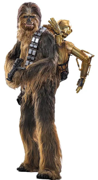 Star Wars The Empire Strikes Back Chewbacca with Disassembled C-3PO 1/6 Action Figure