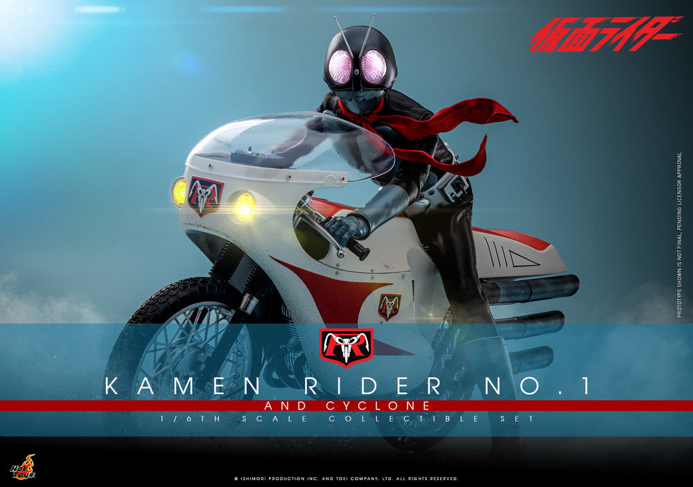 Kamen Rider 1/6th scale No 1 and Cyclone Collectible Set