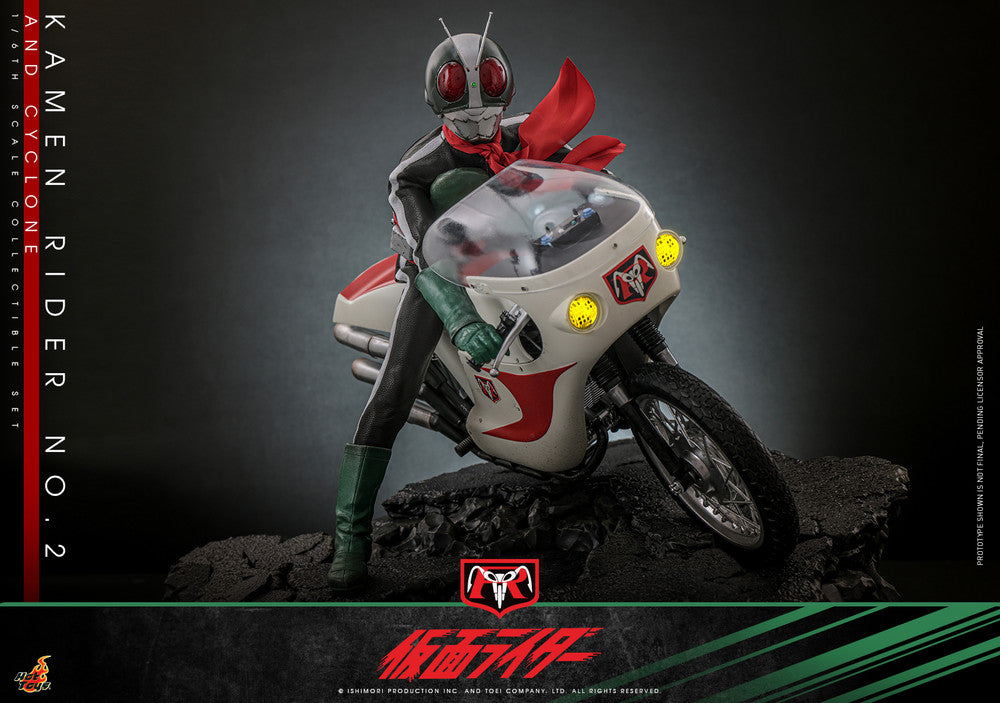Kamen Rider 1/6th scale No 2 and Cyclone Collectible Set