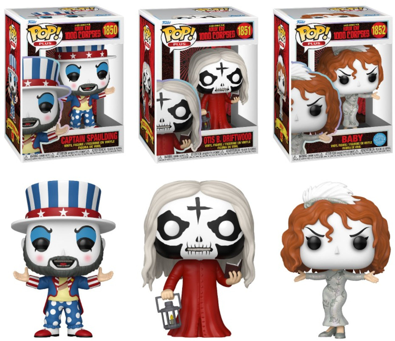 Pop! Plus Complete Set 3 House of a 1000 Corpses