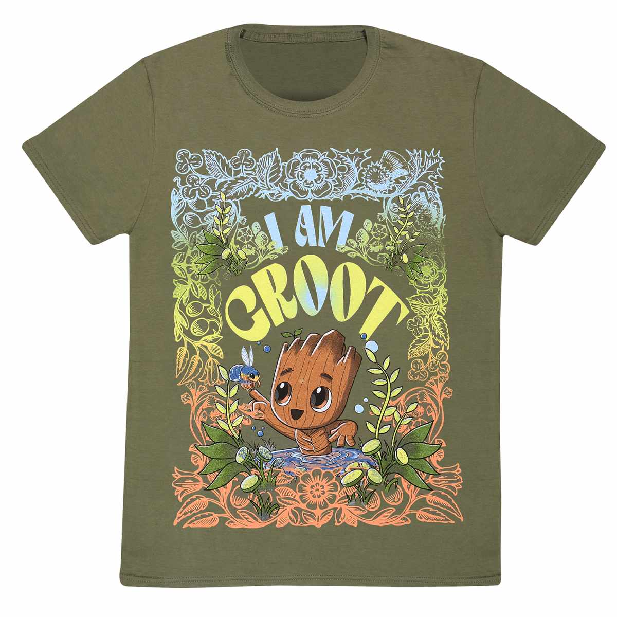 Marvel Studios I Am Groot Seventies Style T-Shirt