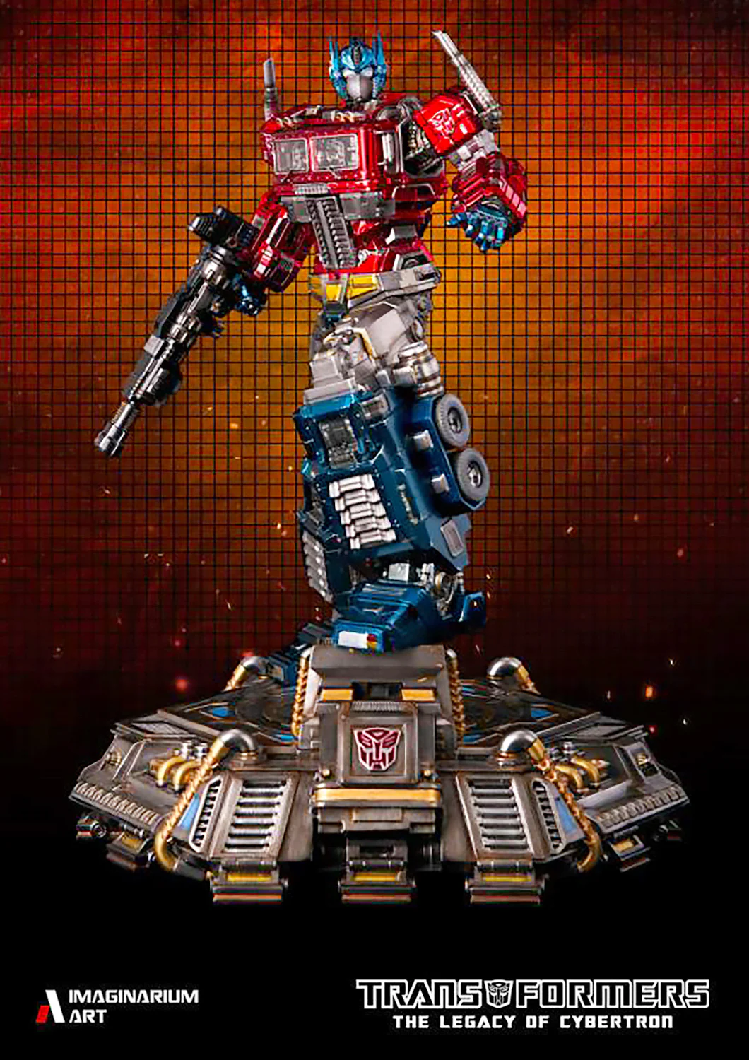 TRANSFORMERS LEGACY OF CYBERTRON OPTIMUS PRIME STATUE