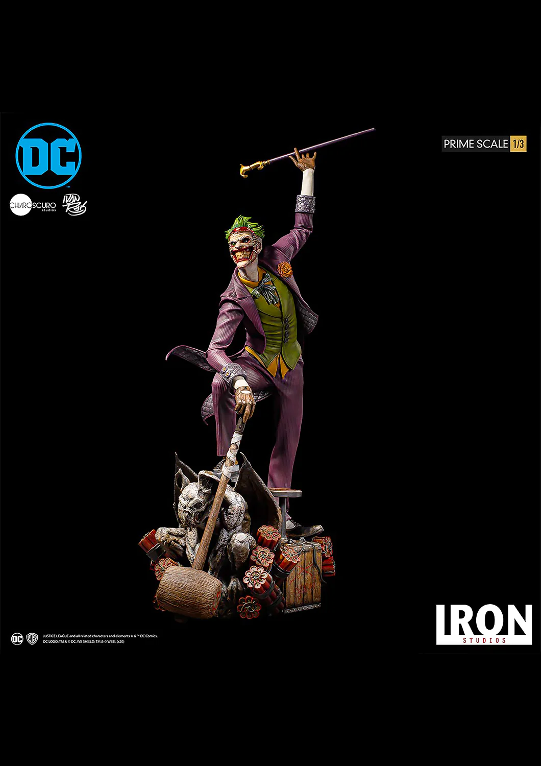 DC COMICS THE JOKER PRIME SCALE 1/3 BY IVAN REIS