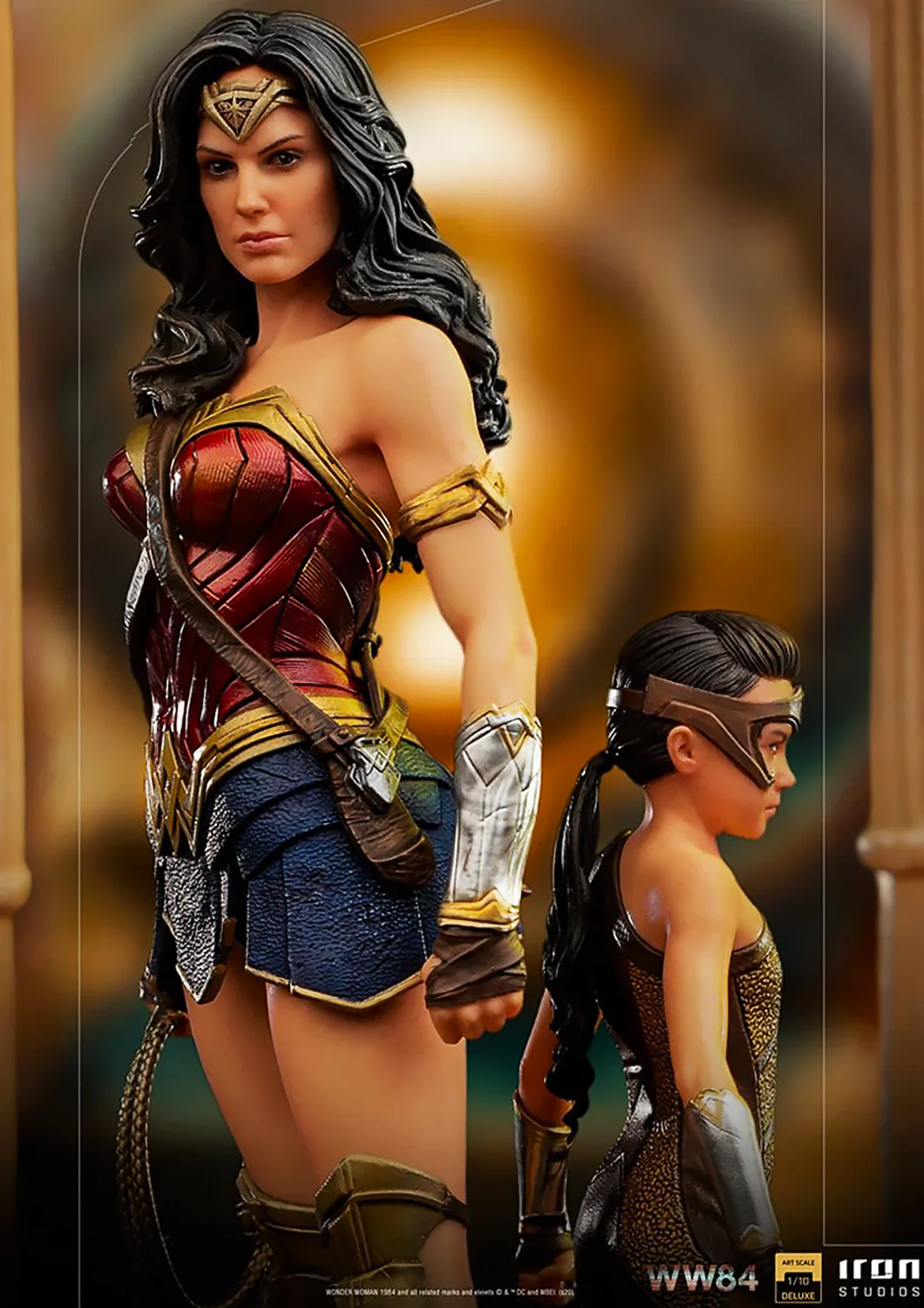 DC WONDER WOMAN AND YOUNG DIANA 1/10 DELUXE ART SCALE WW84