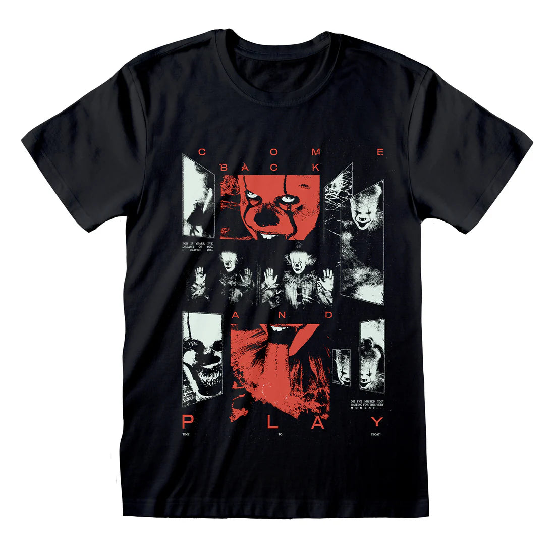 IT COME BACK SQUARES T-SHIRT