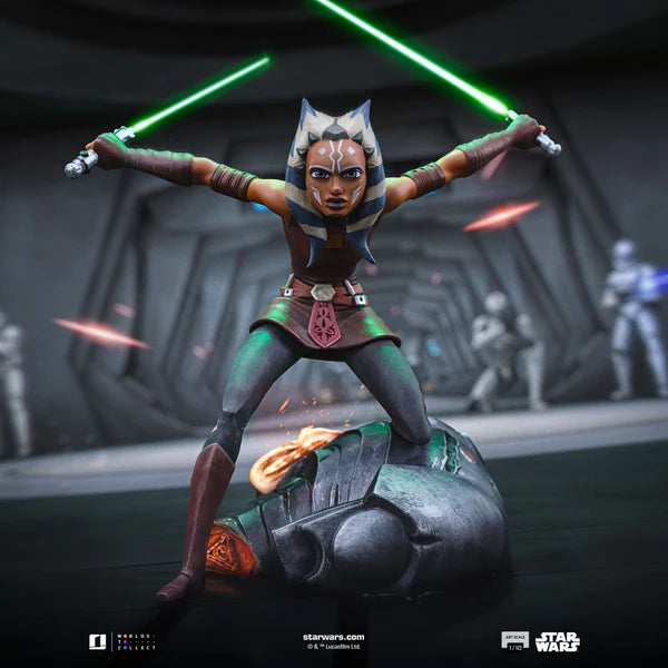 Ahsoka Tano Star Wars Clone Wars Art Scale 1/10 Statue