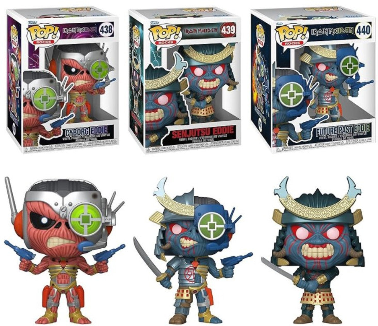 Pop! Complete Set 3 Iron Maiden