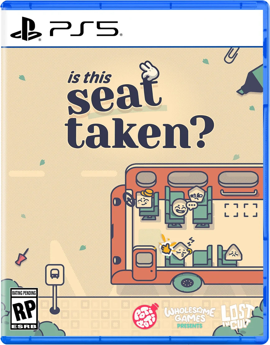 Is This Seat Taken? PLAYSTATION 5