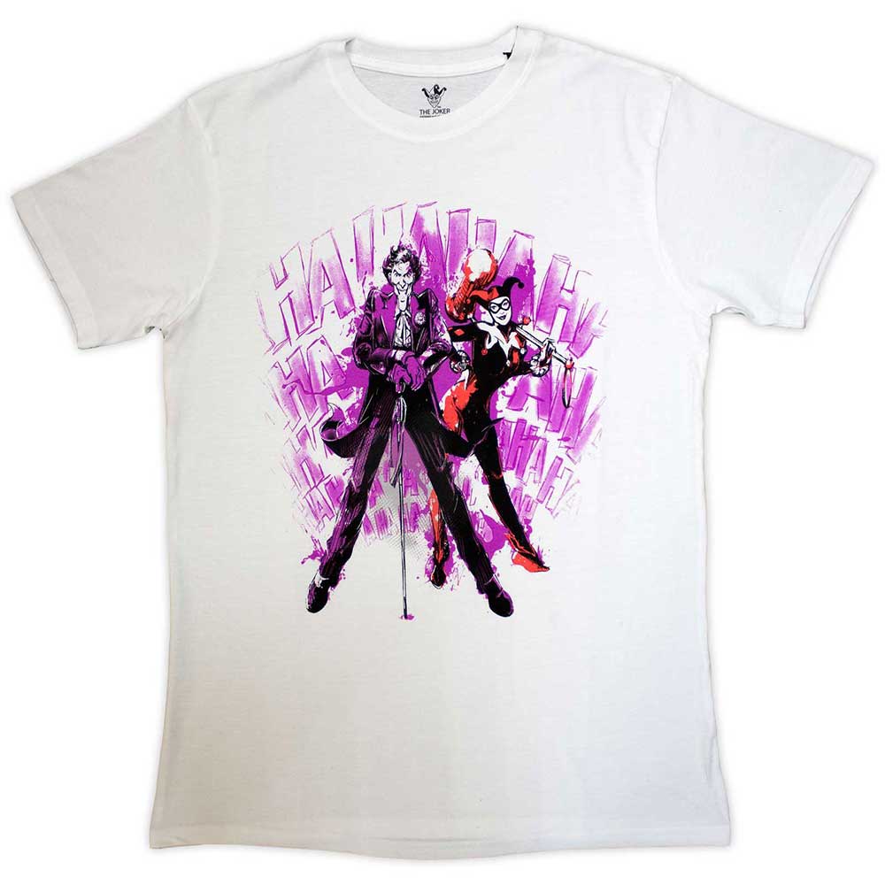 DC COMICS JOKER HARLEY & JOKER HAHA T-SHIRT