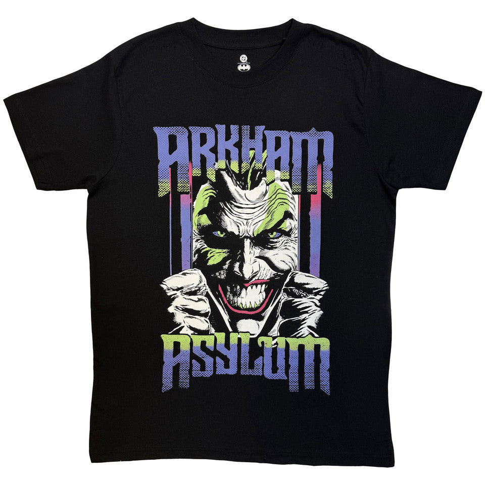 DC Comics Joker Arkham Asylum Black T-Shirt