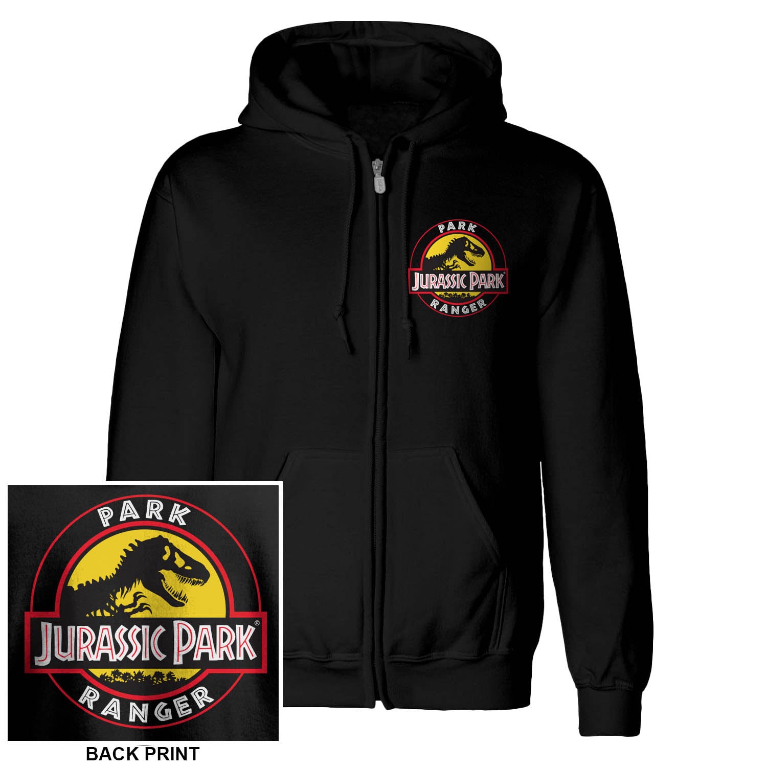 Jurassic Park Park Ranger Zip-Up Hoodie