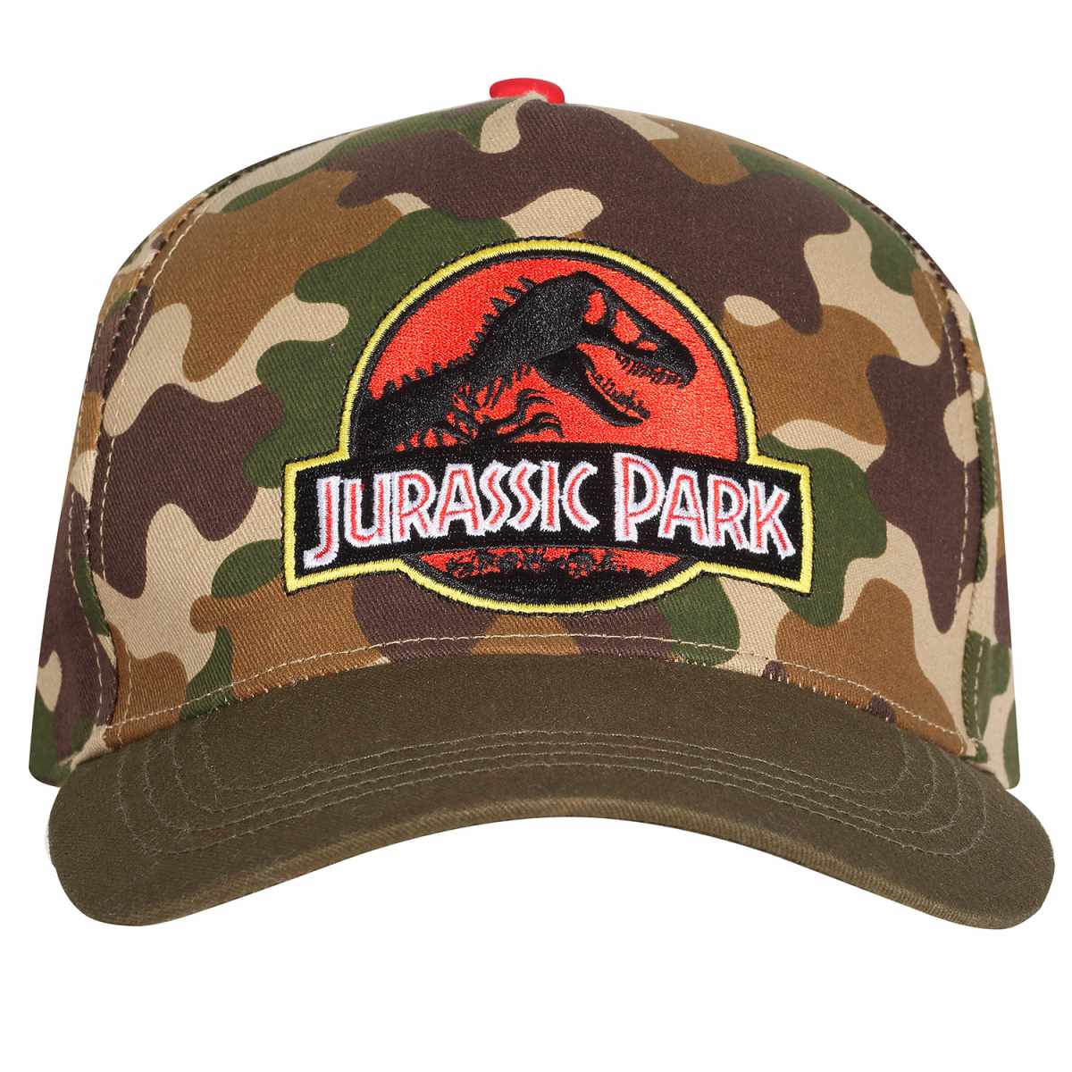 Jurassic Park Park Logo Camo Snapback Cap