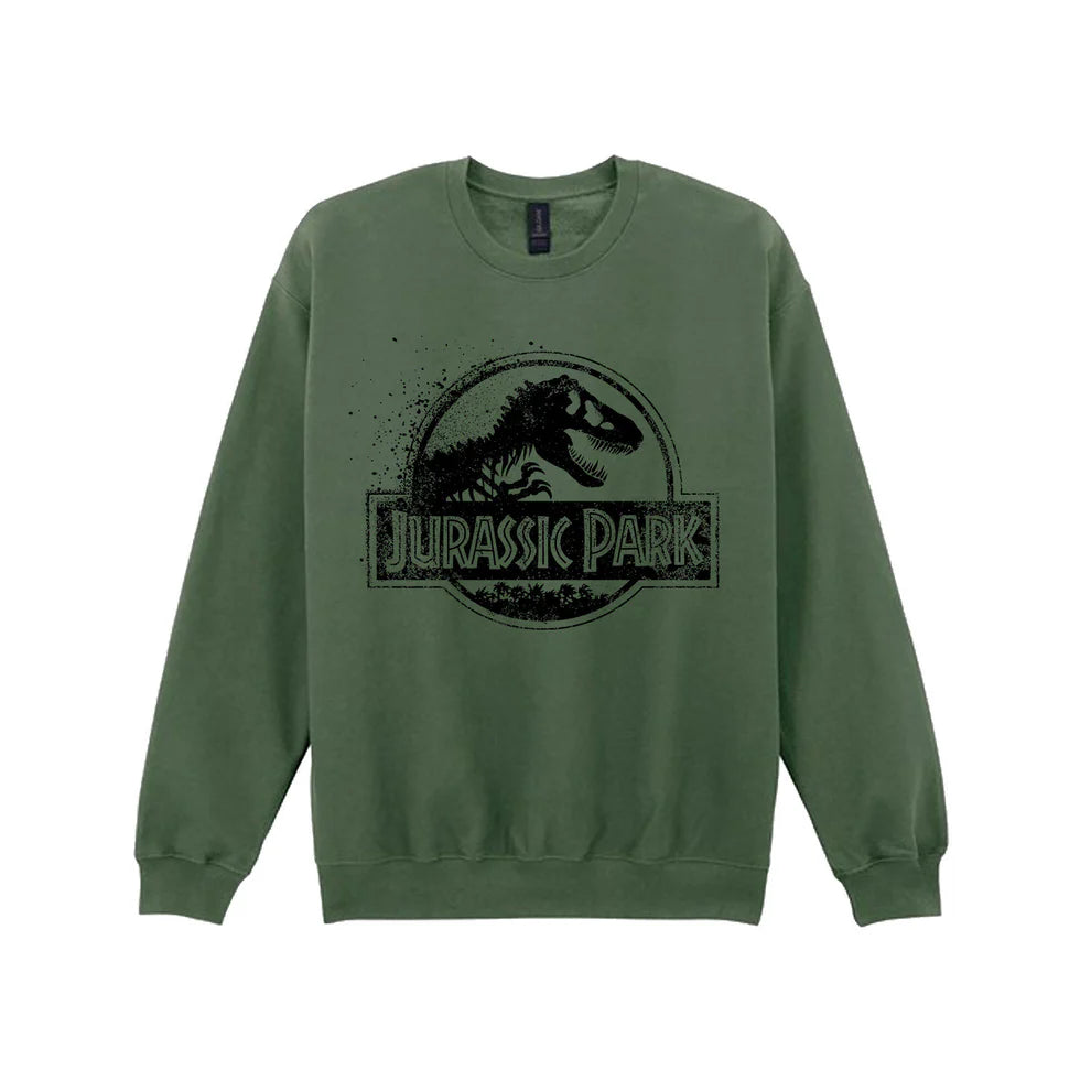 JURASSIC PARK DISTRESSED LOGO SWEATSHIRT