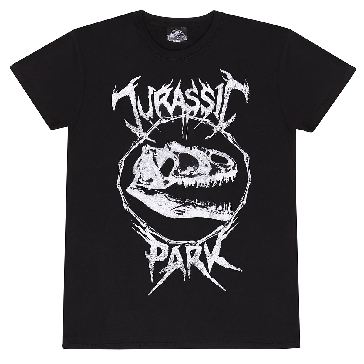 Jurassic World Horror Text T-Shirt