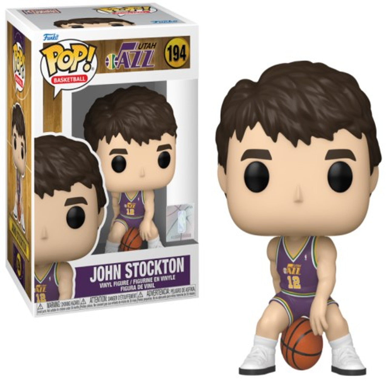 Pop John Stockton Utah Jazz Rookie Season NBA Legends