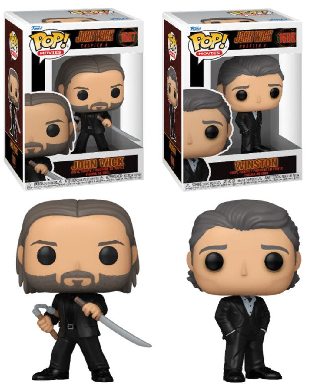 Pop! Movies Complete Set 2 John Wick Chapter 4