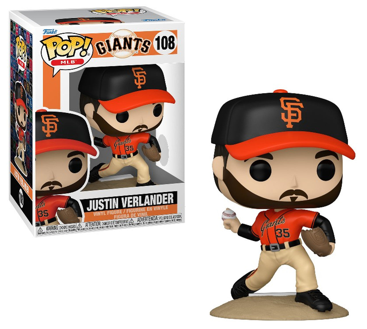 Pop! Justin Verlander San Francisco Giants MLB