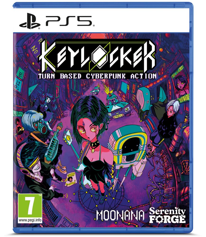 Keylocker Turn Based Cyberpunk Action Standard Edition PLAYSTATION 5
