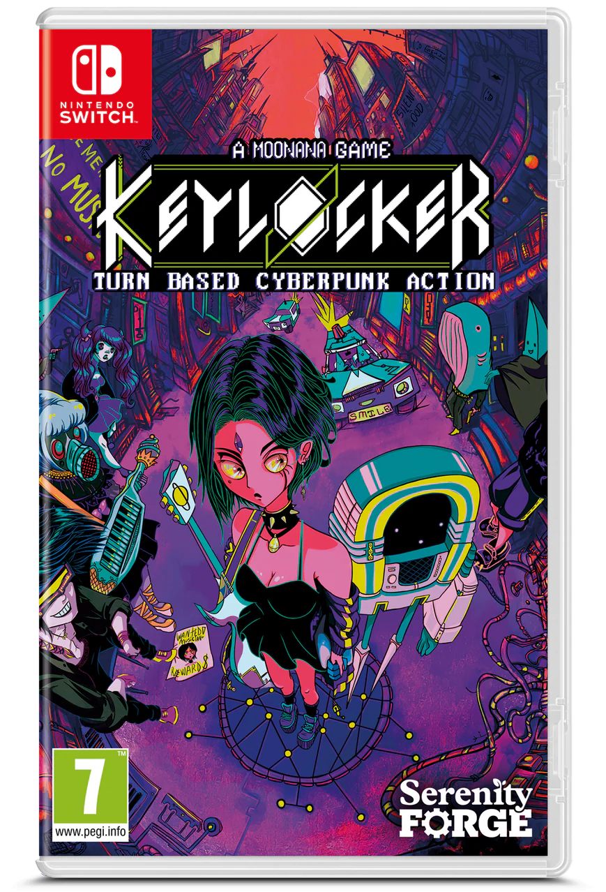 Keylocker Turn Based Cyberpunk Action Standard Edition Nintendo Switch