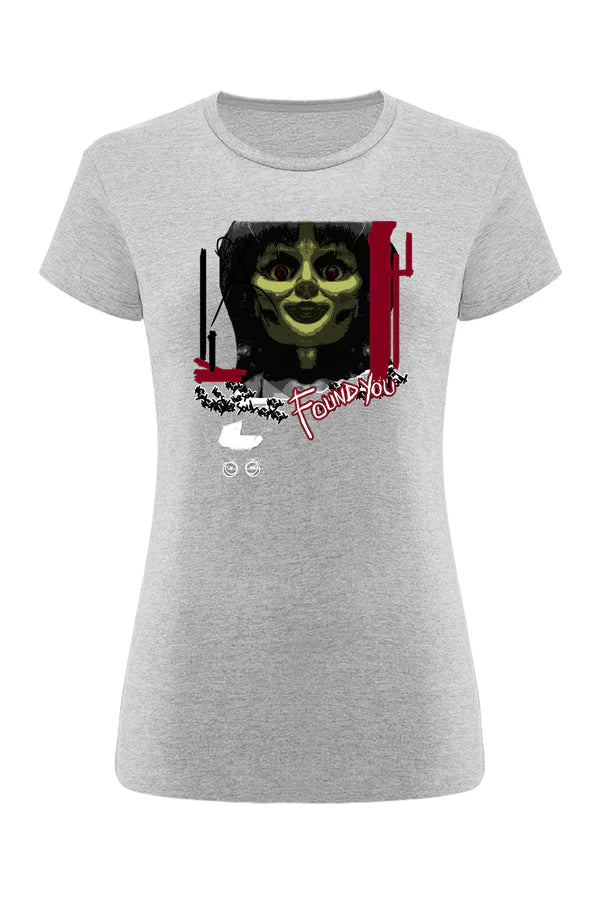 Annabelle Horror Gray T-shirt