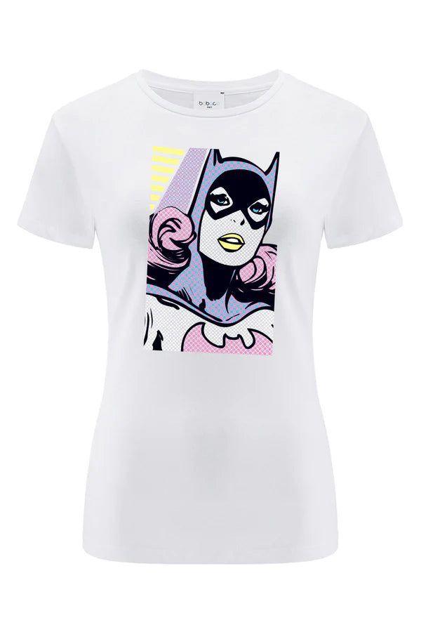 Bat Girl DC White T-shirt
