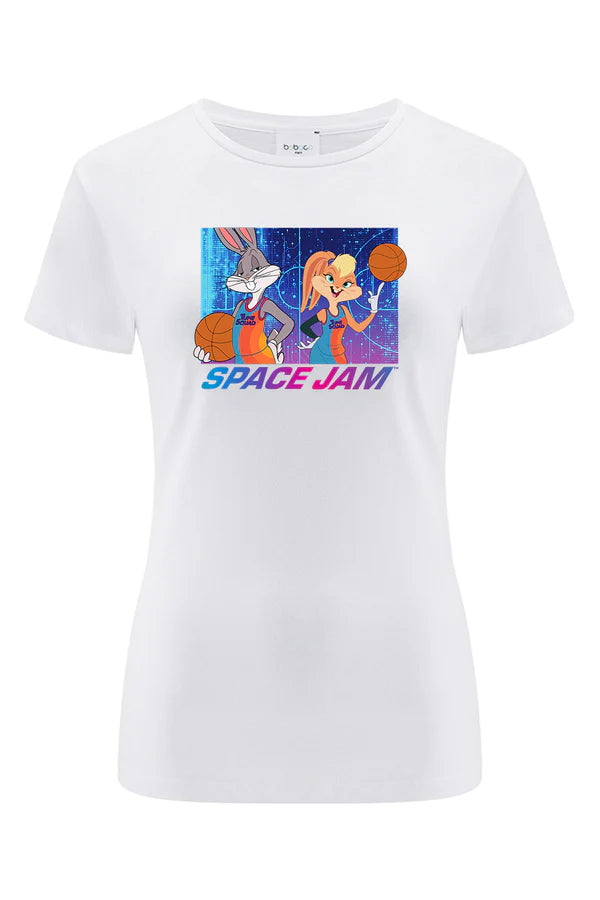 Space Jam Looney Tunes White T-shirt
