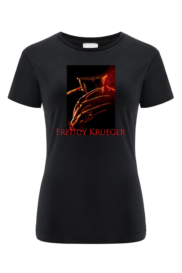 Nightmare of Elm Street Horror Black T-shirt