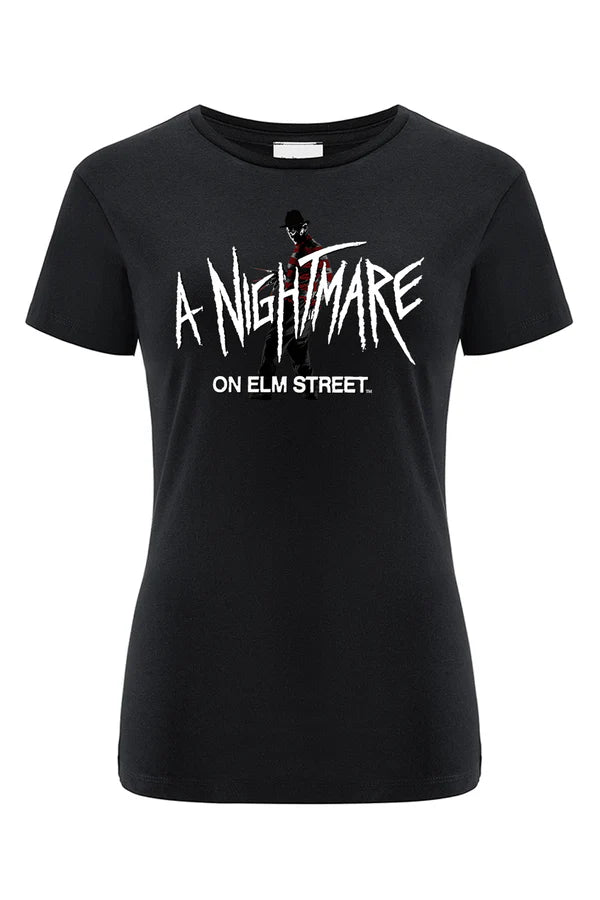 Nightmare of Elm Street Horror Black T-Shirt