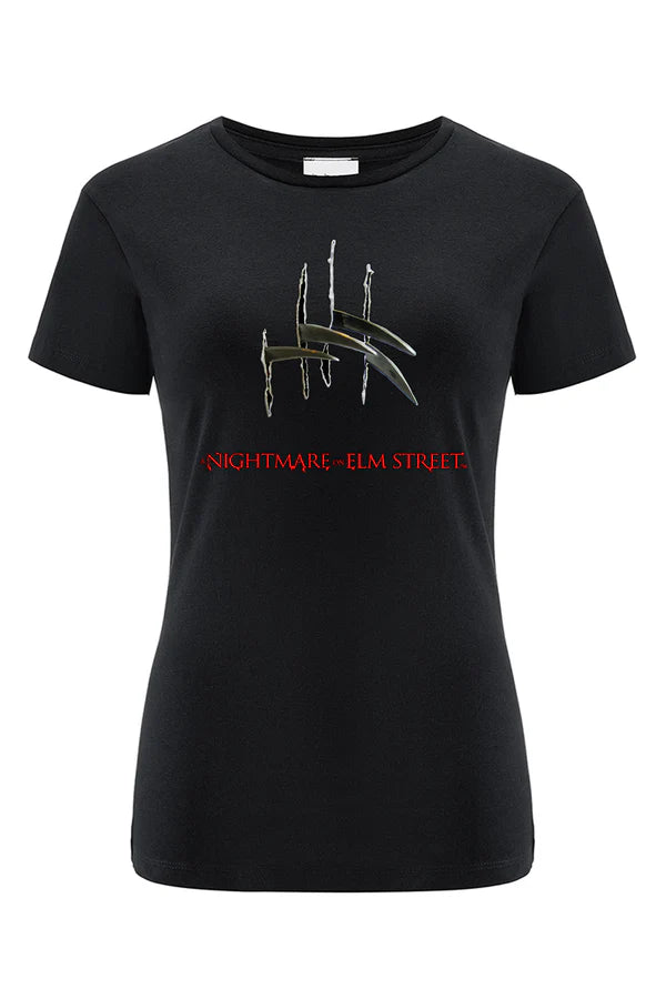 Nightmare of Elm Street Horror Black T-shirt
