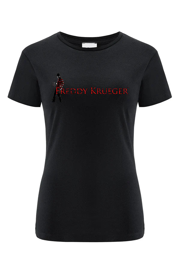 Nightmare of Elm Street Horror Black T-shirt