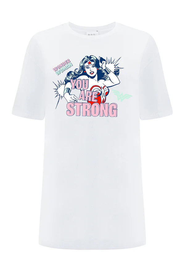Wonder Woman DC White OVERSIZE T-shirt