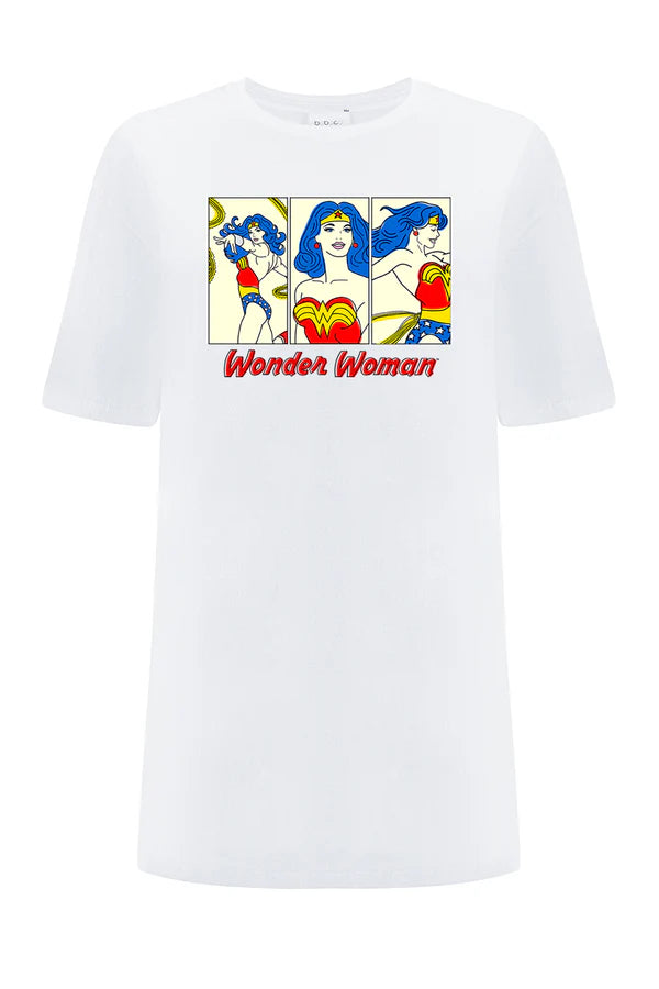 Wonder Woman DC White OVERSIZE T-shirt
