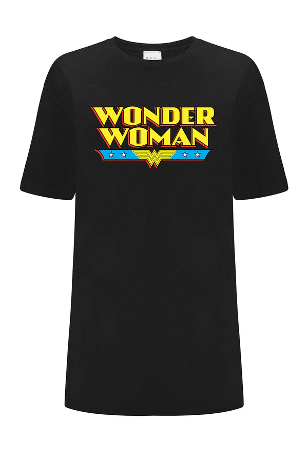 Wonder Woman DC Black OVERSIZE T-shirt