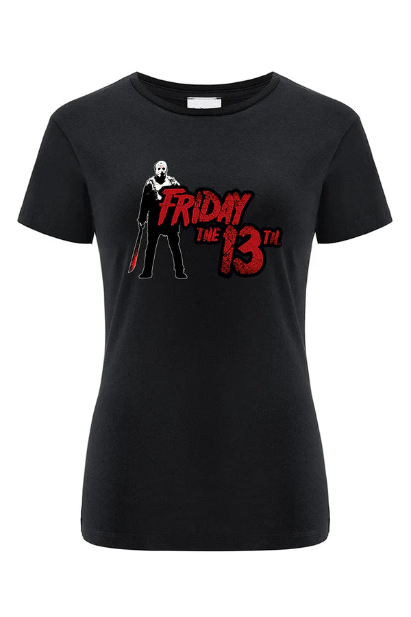 Friday the 13th Horror Black T-shirt