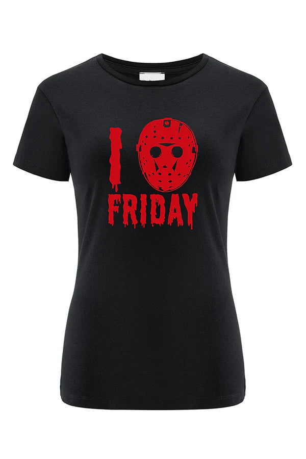 Friday the 13th Horror Black T-shirt
