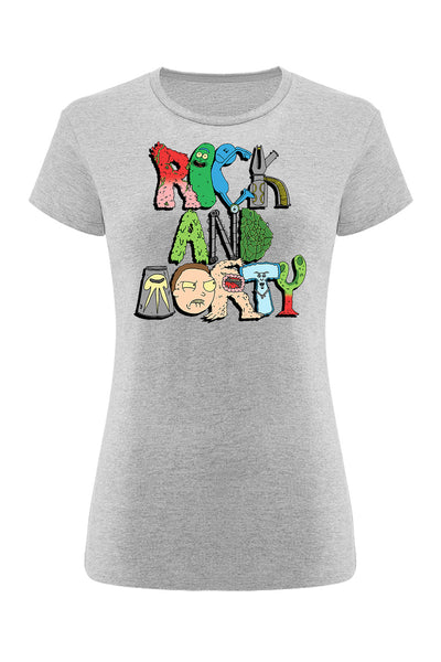 Rick and Morty Gray T-shirt