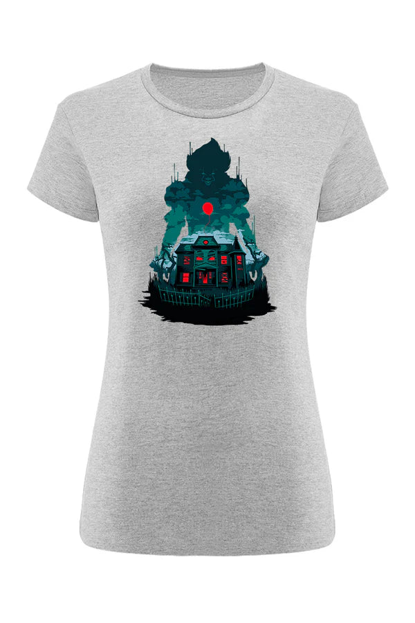 It Horror Gray T-shirt