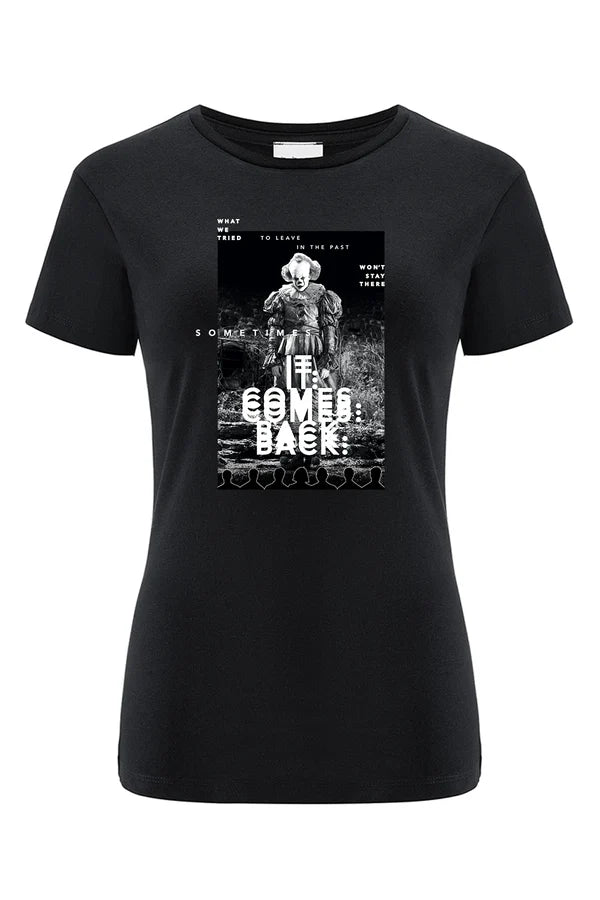 It Horror Black T-shirt