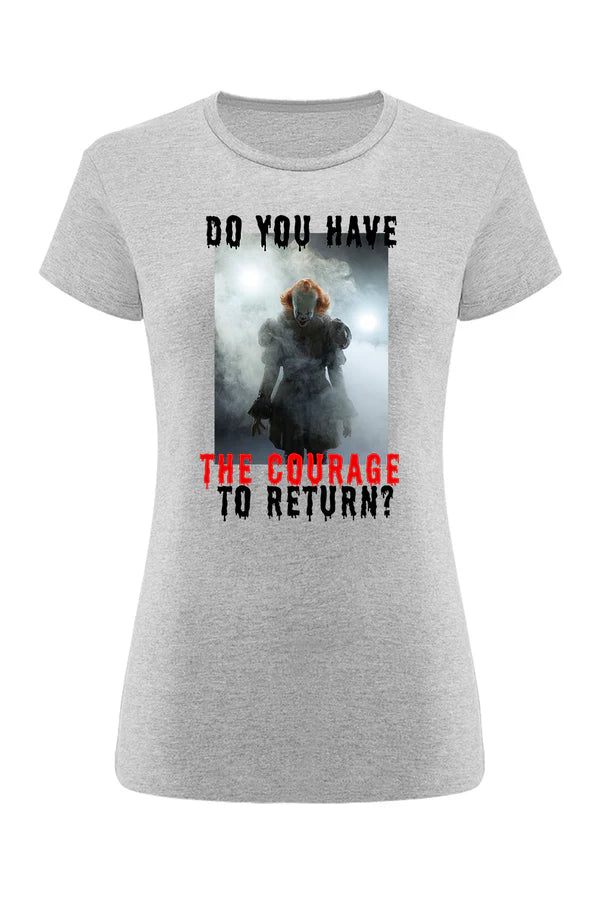 It Horror Gray T-shirt