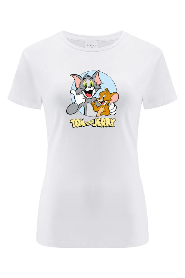 Tom & Jerry White T-shirt
