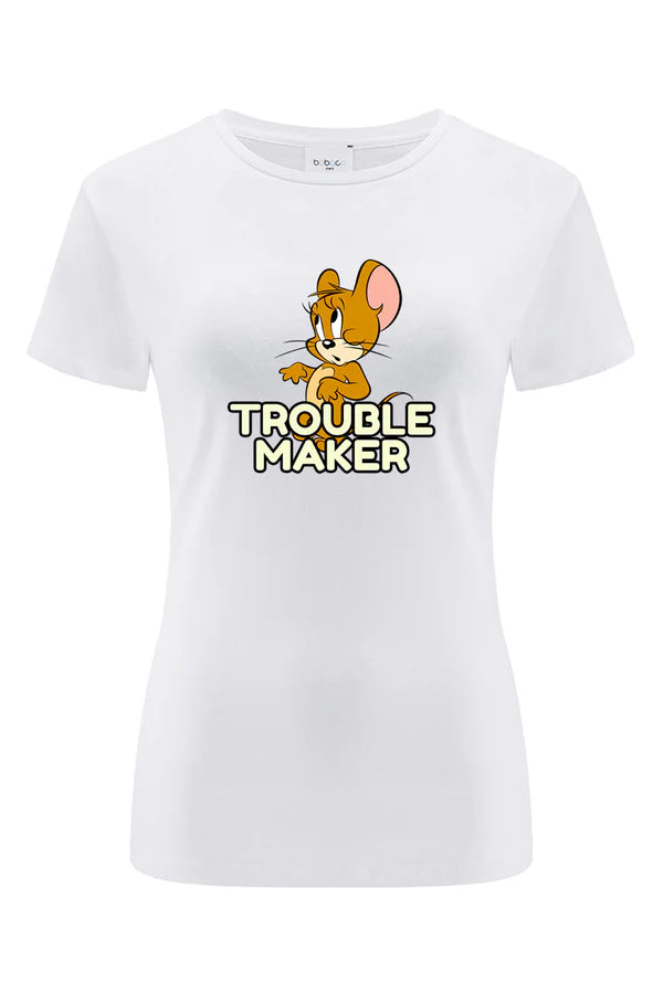 Tom & Jerry White T-shirt
