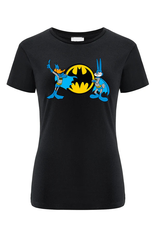 WB 100 Looney Tunes x Batman Black T-shirt