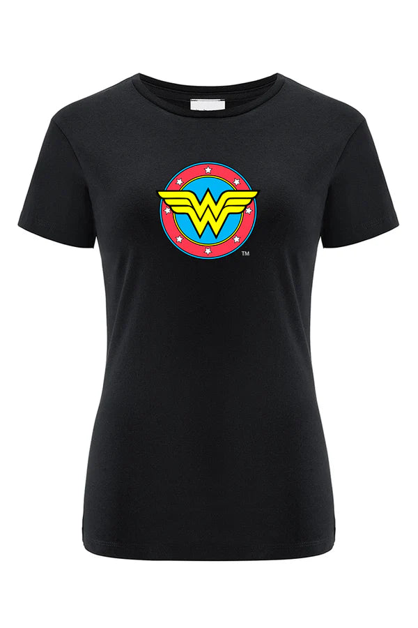 Wonder Woman DC Black T-shirt