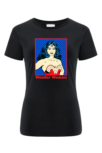 Wonder Woman DC Black T-shirt
