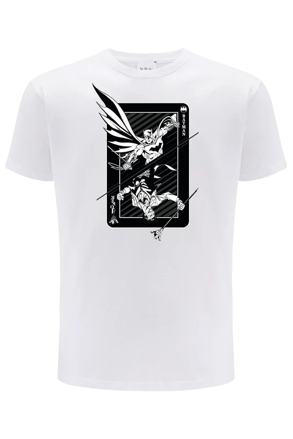 Batman and Joker DC White T-shirt