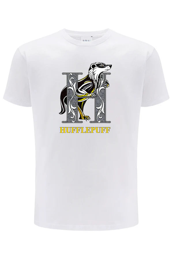 Harry Potter White Hufflepuff T-shirt