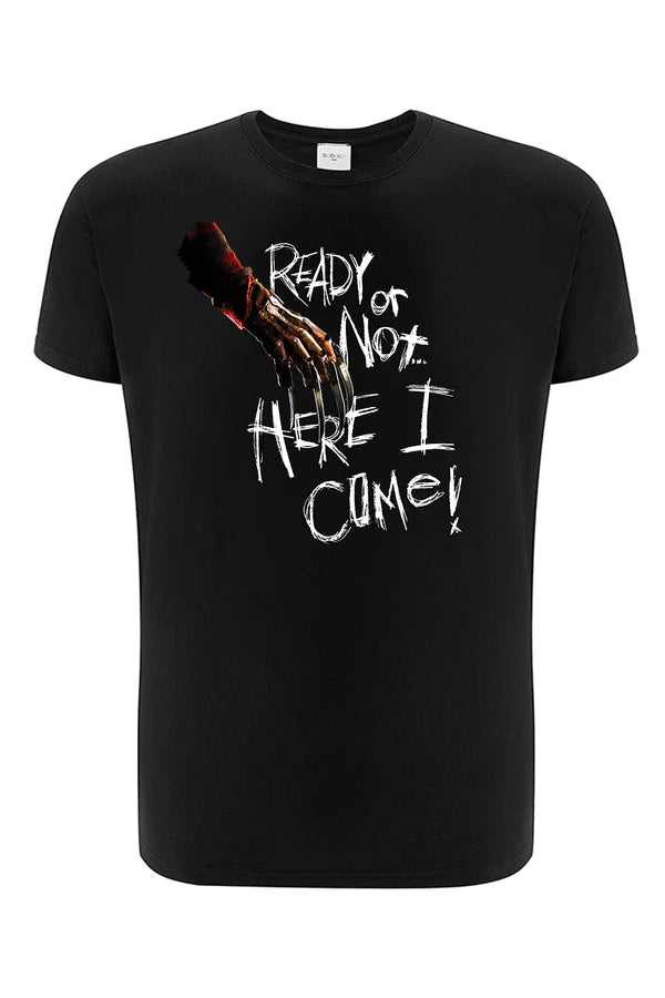 Nightmare of Elm Street Horror Black T-shirt